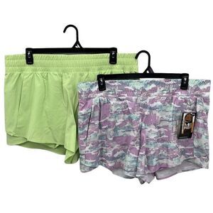 Women’s Running Shorts Lightweight with Bike Liner 2-Pack Size XXL